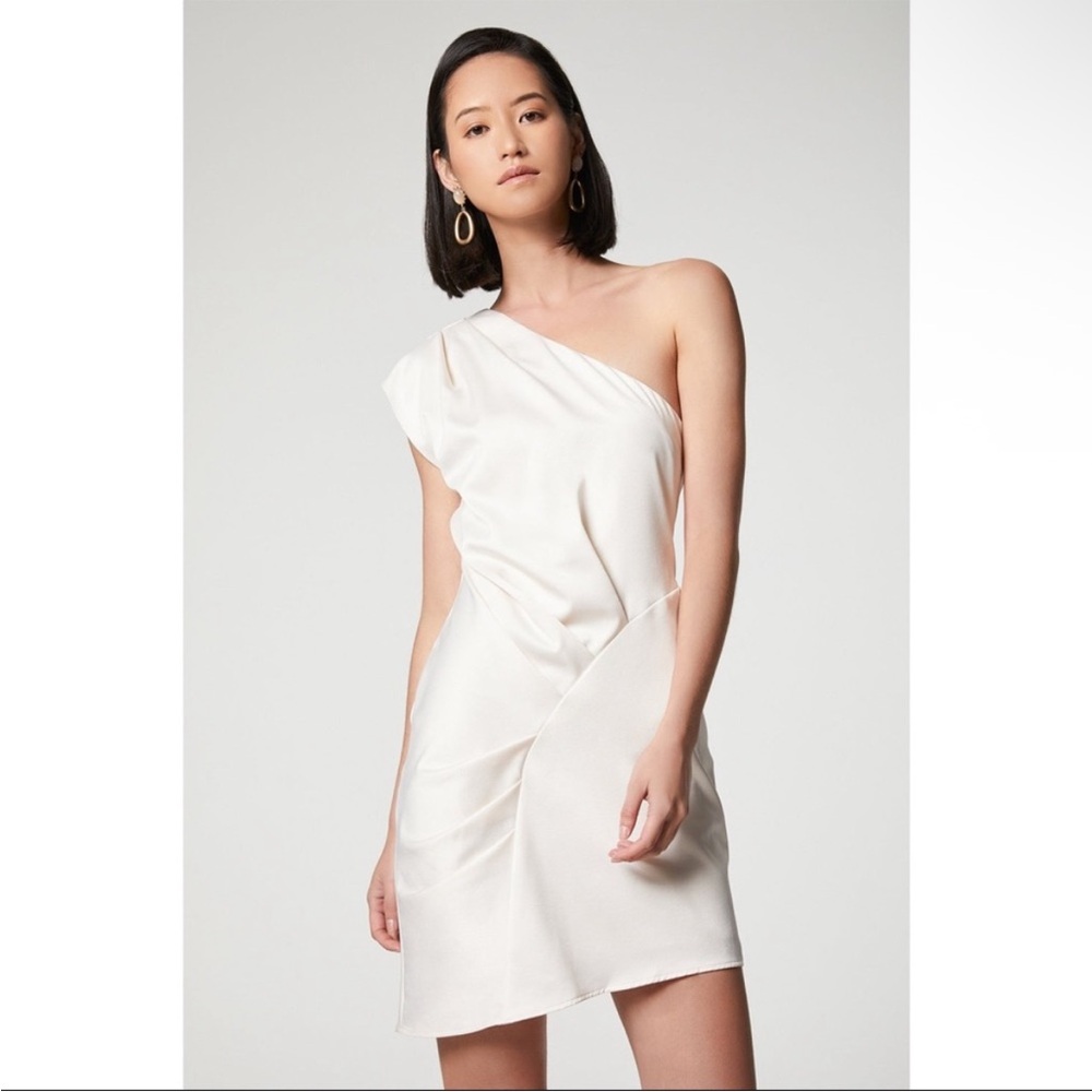 ELLIATT Mercury One-shoulder Sheath Mini Dress